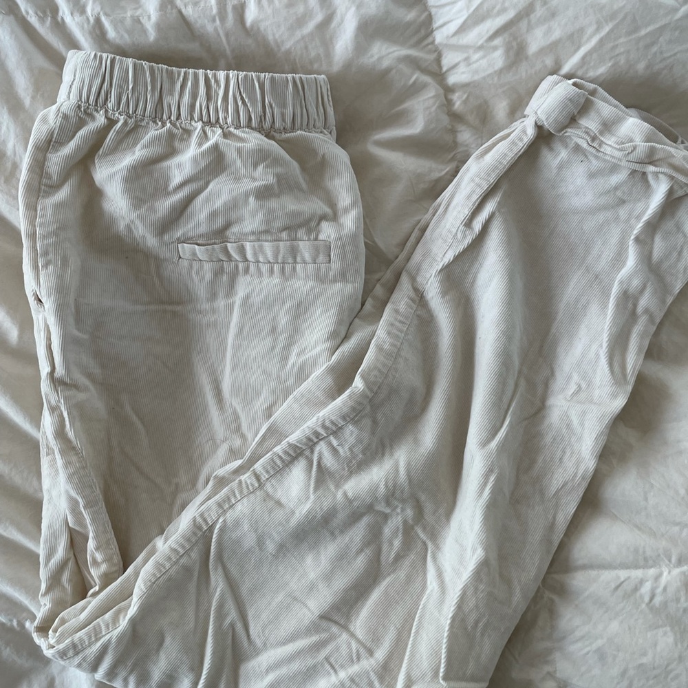 Soft corduroy-like mango pants